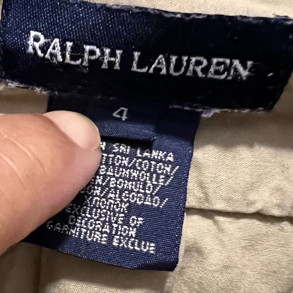 Ralph Lauren Chino dress size 4